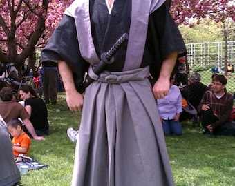 Custom Made To Order Traditional Japanese Samurai Edo Period Kamishimo Hakama Kataginu