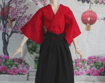 Custom Samurai Or Japanese Kimono And Hakama Doll Clothes Made To Order