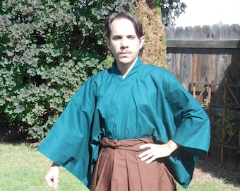 Custom Made To Order Japanese Kimono Samurai Robe Martial Arts or Culture Dress