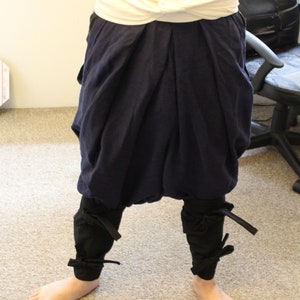 Japanese Ninja Pants Trousers Yoroi Hitatare + Kyahan Leggings Wraps Ninjitsu