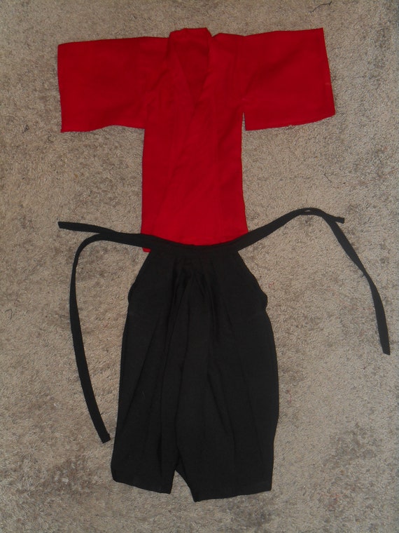 Custom Samurai or Japanese Kimono and Hakama Doll Clothes Made to