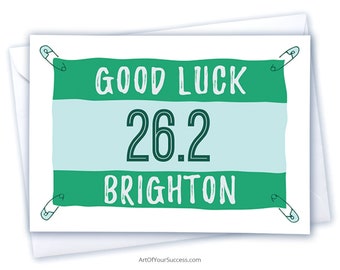 marathon gift marathon majors 26.2 Tokyo Marathon Tokyo Marathon Good Luck Card marathon runner card Good Luck Tokyo Marathon card