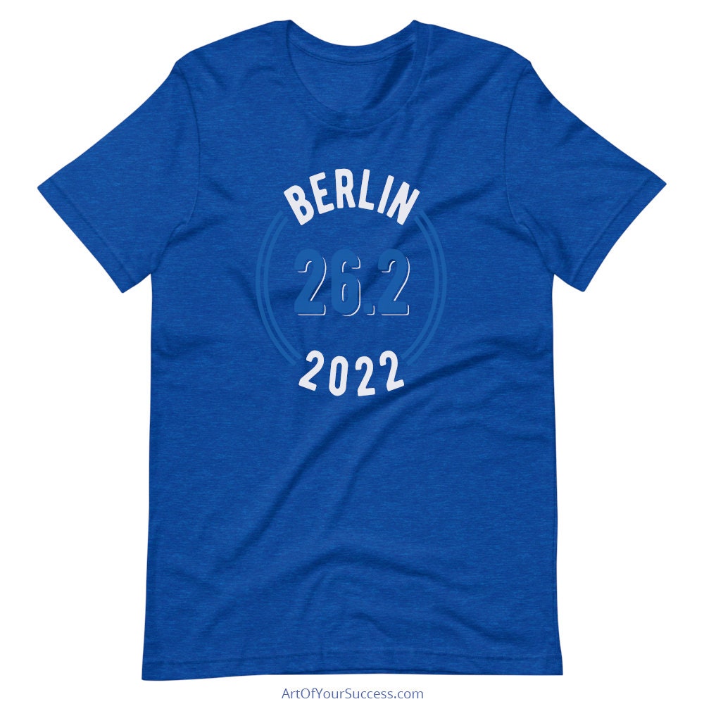 Berlin Marathon 2022 T-Shirt Berlin Marathon Training Unisex - Etsy Schweiz