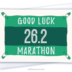 Carte Marathon Bonne Chance