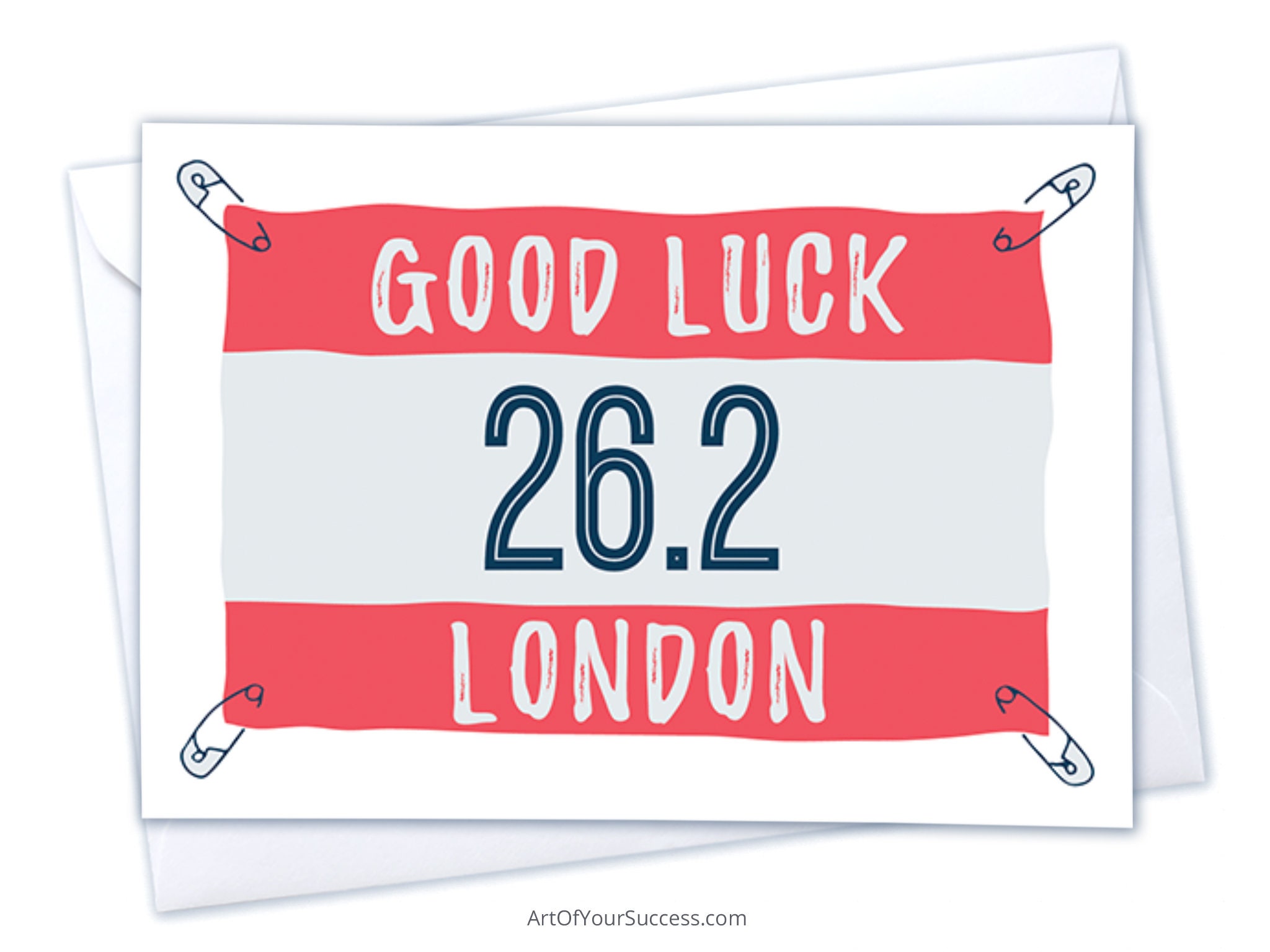 London Marathon Good Luck Card Good Luck London Marathon Etsy UK