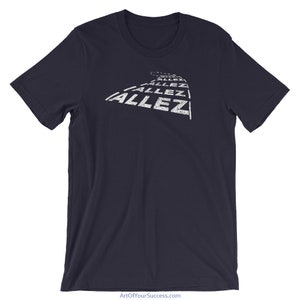Allez Allez tour supporter, unisex geschikt voor zowel mannen als vrouwen, milieuvriendelijk gemaakt op aanvraag