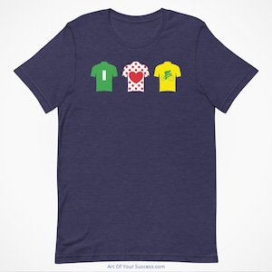 Camiseta de ciclismo Love, maillot TDF, ajuste unisex favorecedor tanto para hombres como para mujeres, ecológica y fabricada a pedido