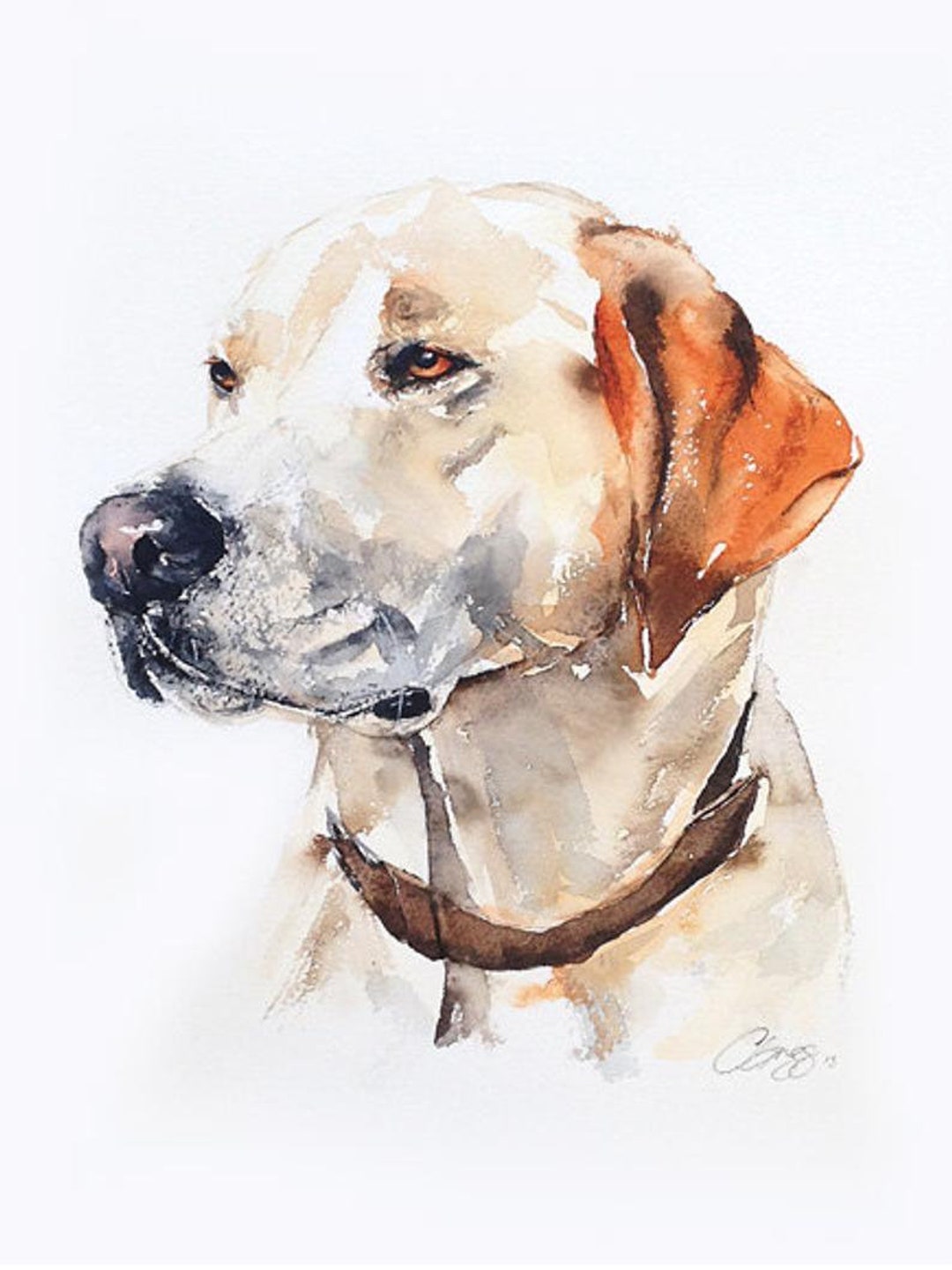 Custom Pet Portrait Art Memorial Painting Original Hand Painted Wall ...