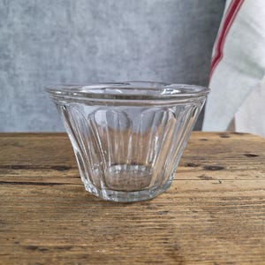 Barattolo per marmellata in vetro antico francese, barattolo per marmellata conico, barattolo per gelatina in vetro soffiato a coste vintage, barattoli per confetture in vetro per matrimoni