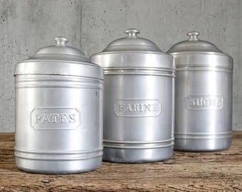 Vintage Kromex Spun Aluminum Grease Canister, 1950s Kitchenalia - Etsy