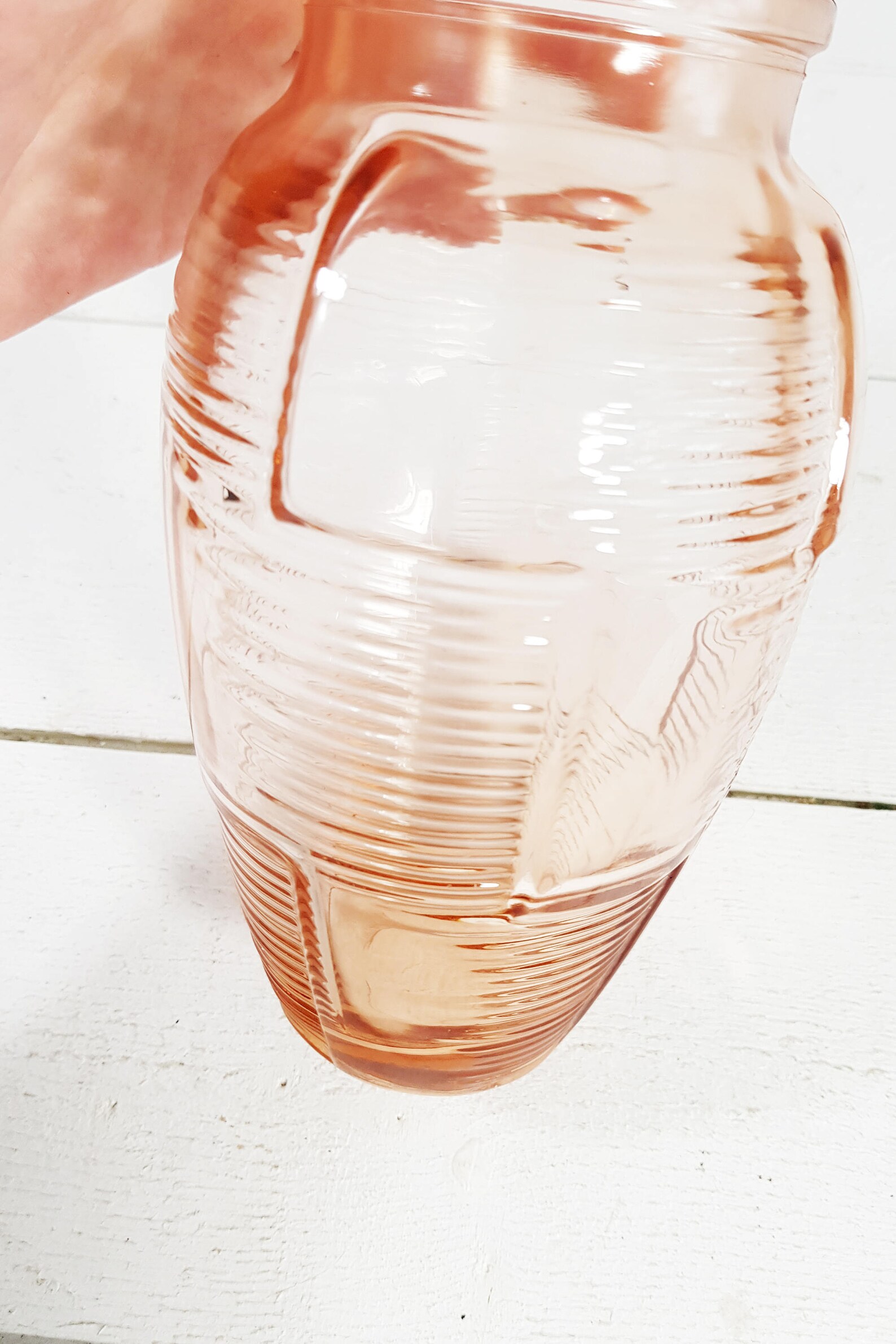 Pink Glass Vase Blush Pink Vase Pink Glass Bud Vase Glass Etsy