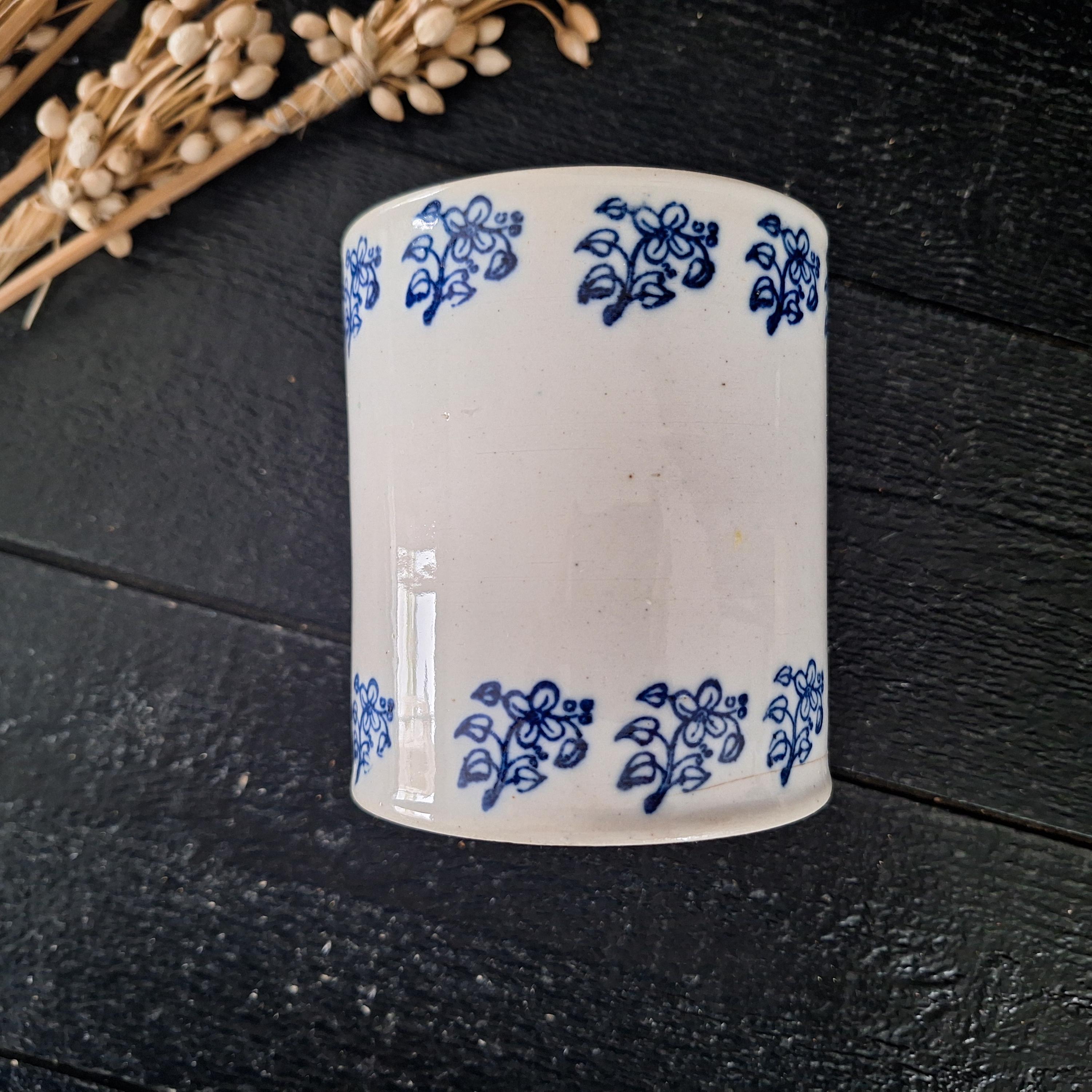 お値下げ　フランスアンティーク　小花&バラ&白鳥　キャニスター　4Pセット　陶器 お値下げ フランスアンティーク 小花&バラ&白鳥 キャニスター 4Pセット