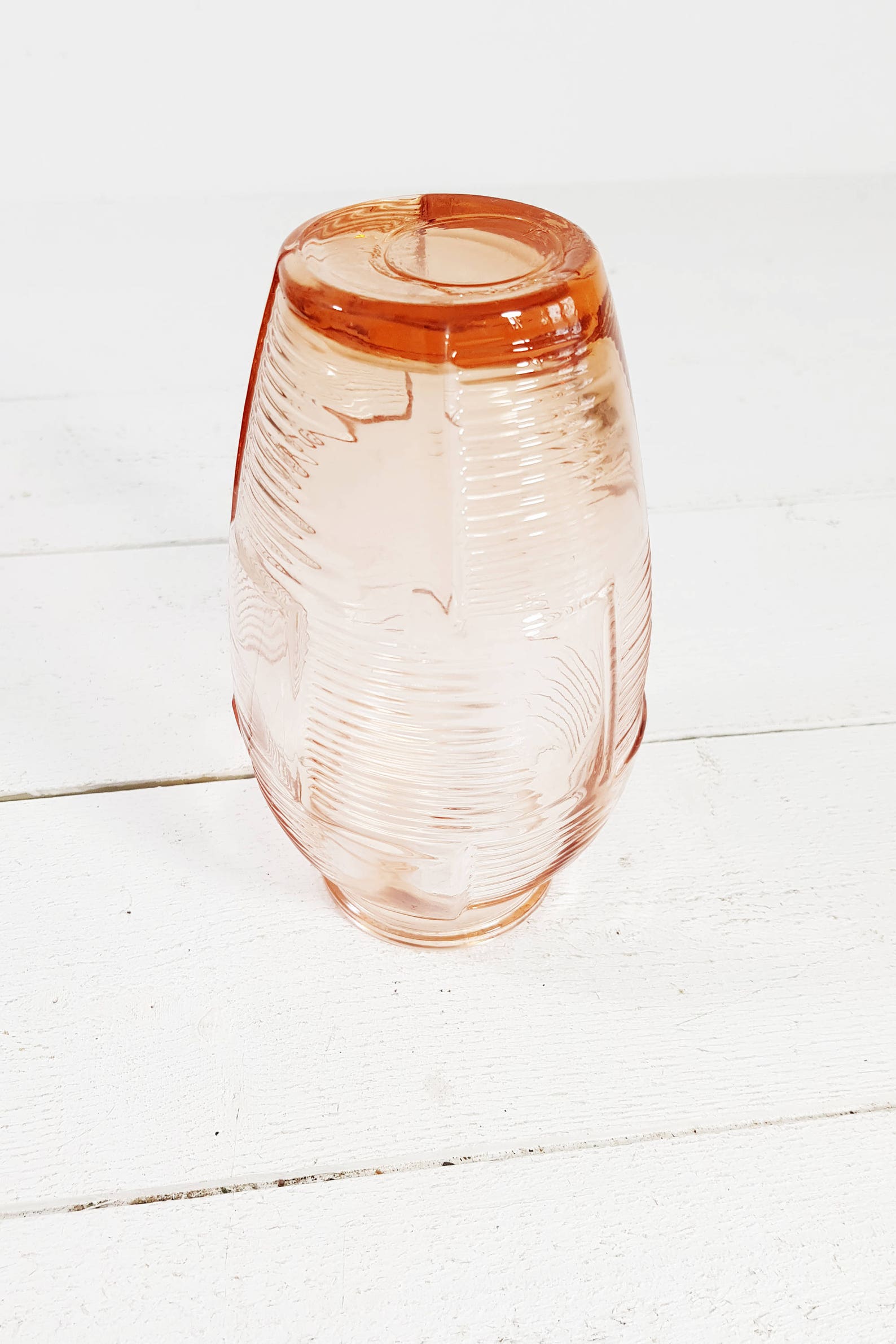 Pink Glass Vase Blush Pink Vase Pink Glass Bud Vase Glass Etsy