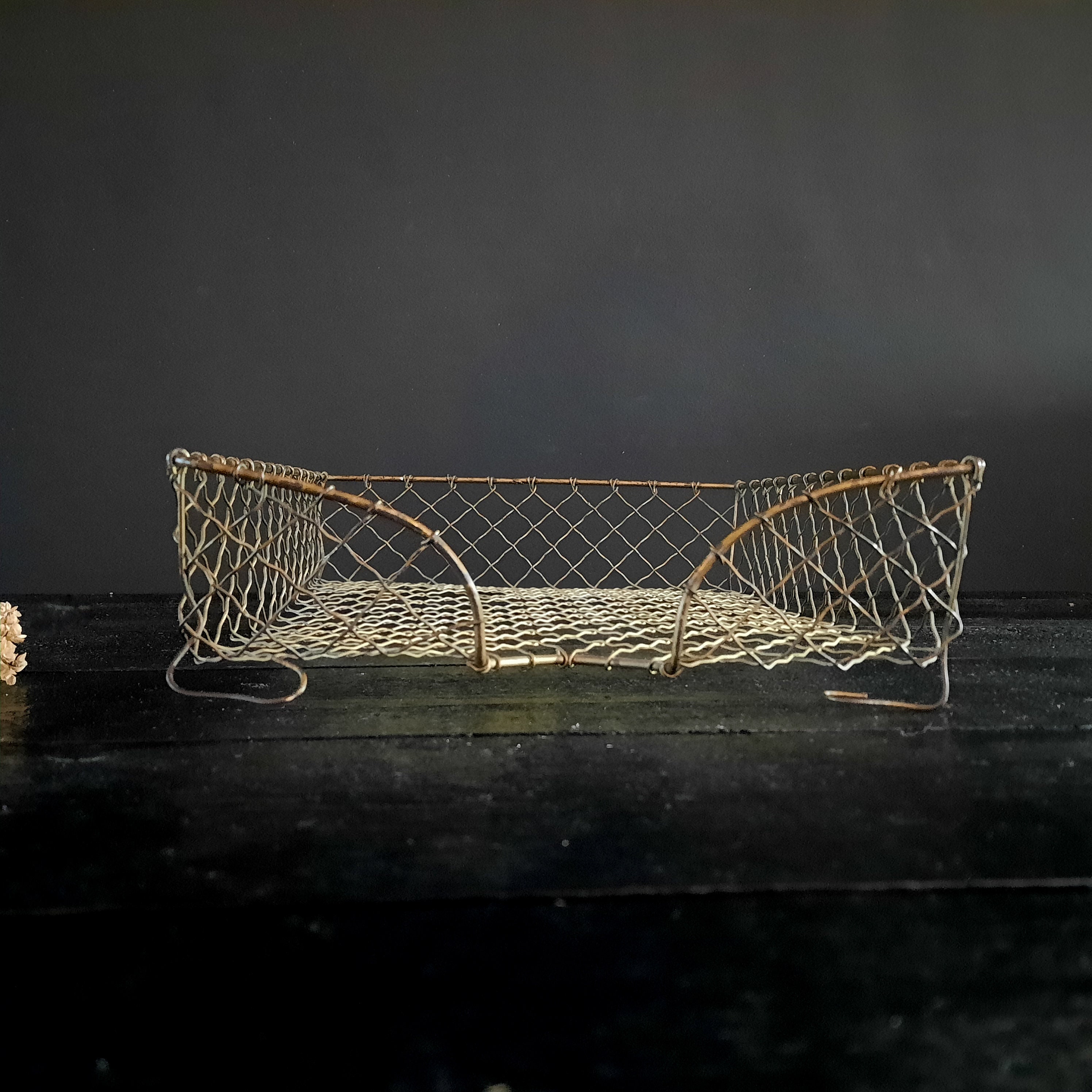 Large Vintage French Wire File Basket, Office Desk Letter Tray - Etsy