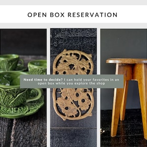 大型ヴィンテージイエローセラミックサービングプラッター、長方形皿 画像 16