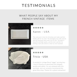 大型ヴィンテージイエローセラミックサービングプラッター、長方形皿 画像 11