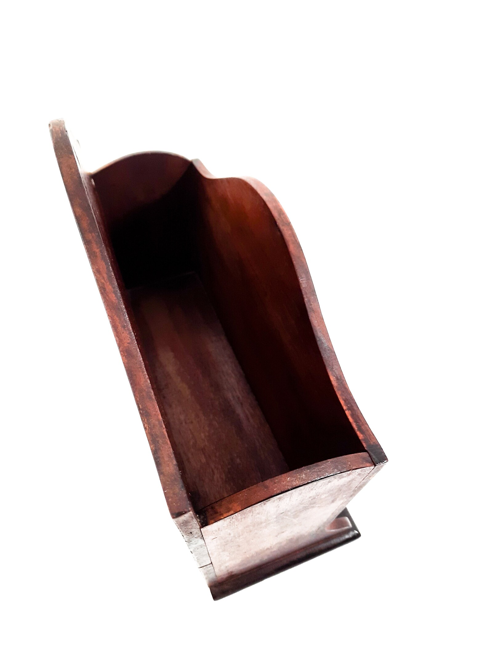 Antique Wood Letter Holder Wall Mount Paper Organizer Wooden Etsy