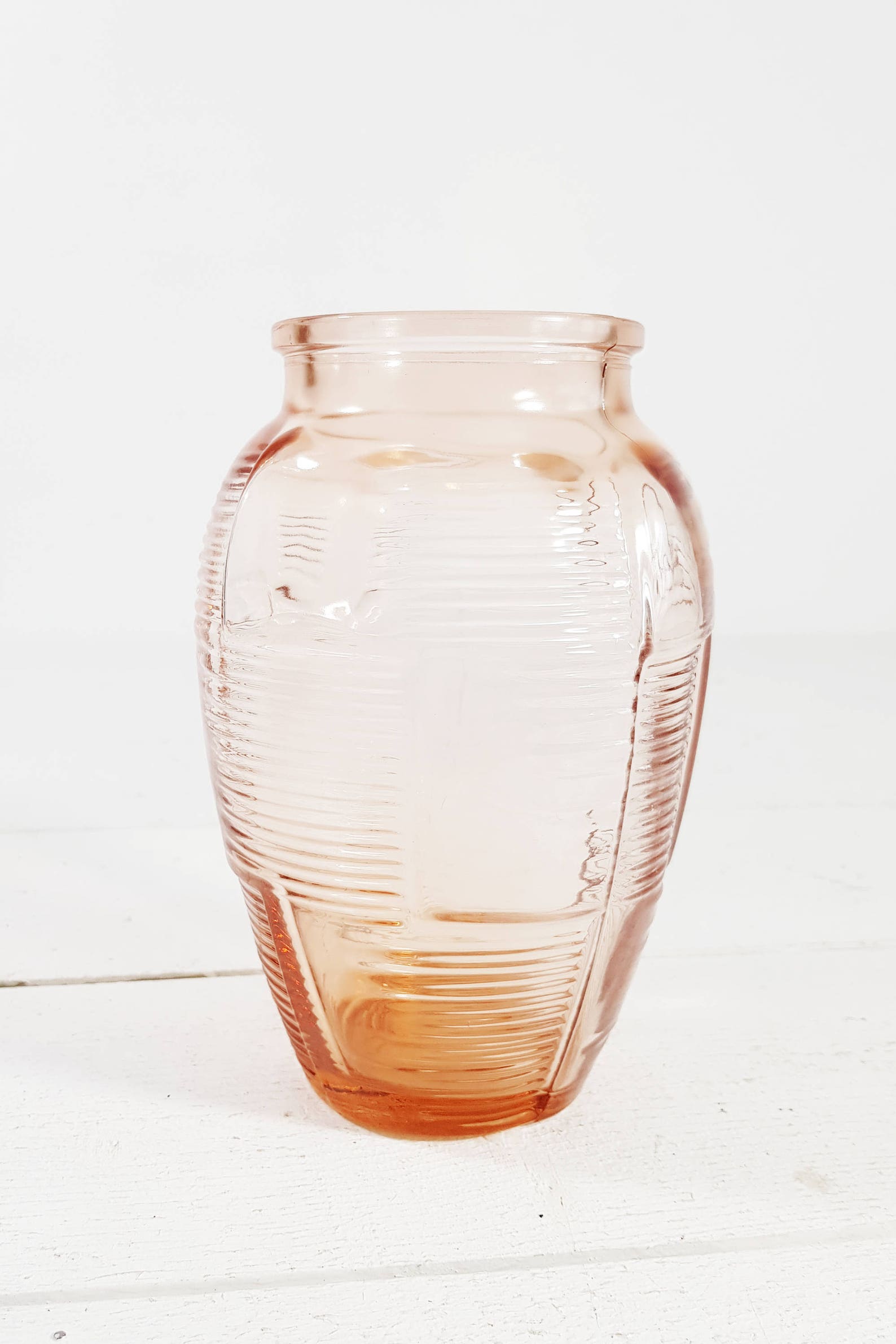 Pink Glass Vase Blush Pink Vase Pink Glass Bud Vase Glass Etsy