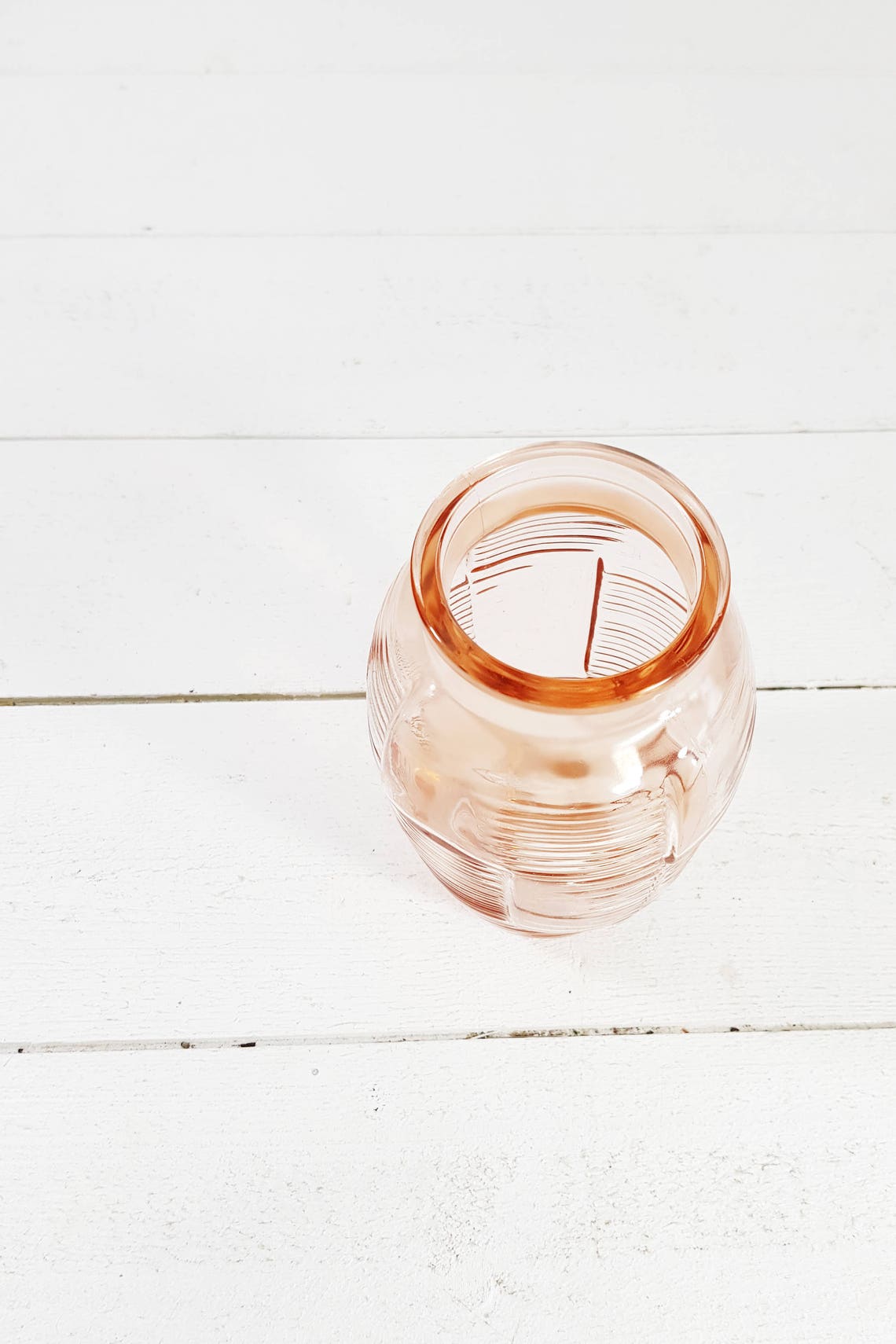 Pink Glass Vase Blush Pink Vase Pink Glass Bud Vase Glass Etsy