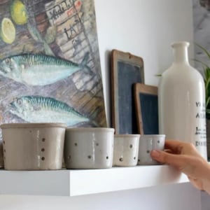 大型ヴィンテージイエローセラミックサービングプラッター、長方形皿 画像 19