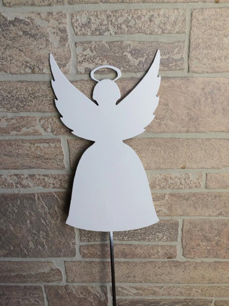 Metal Flying Angel Yard Stake Garden Decor Yard Decoration Etsy