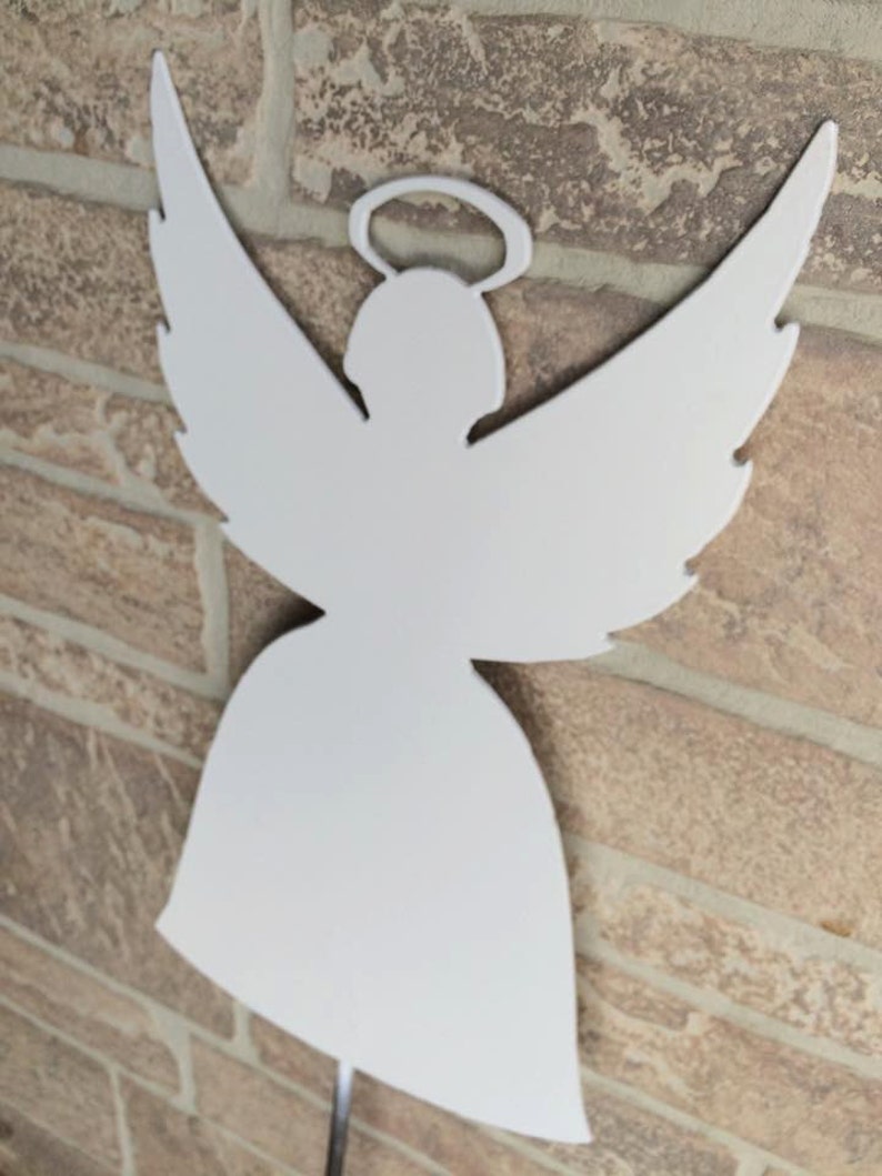 Metal Flying Angel Yard Stake Garden Decor Yard Decoration Etsy