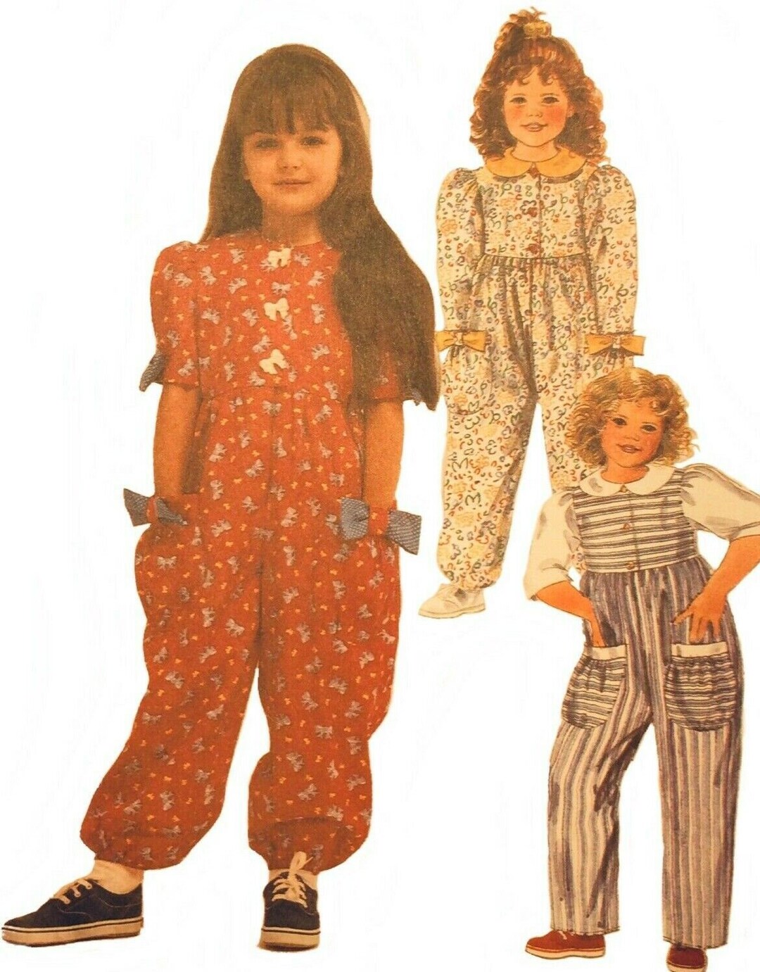 Vintage ©1989 Mccall's Sewing Pattern Toddlers' Size 2 Bubble Jumpsuits ...