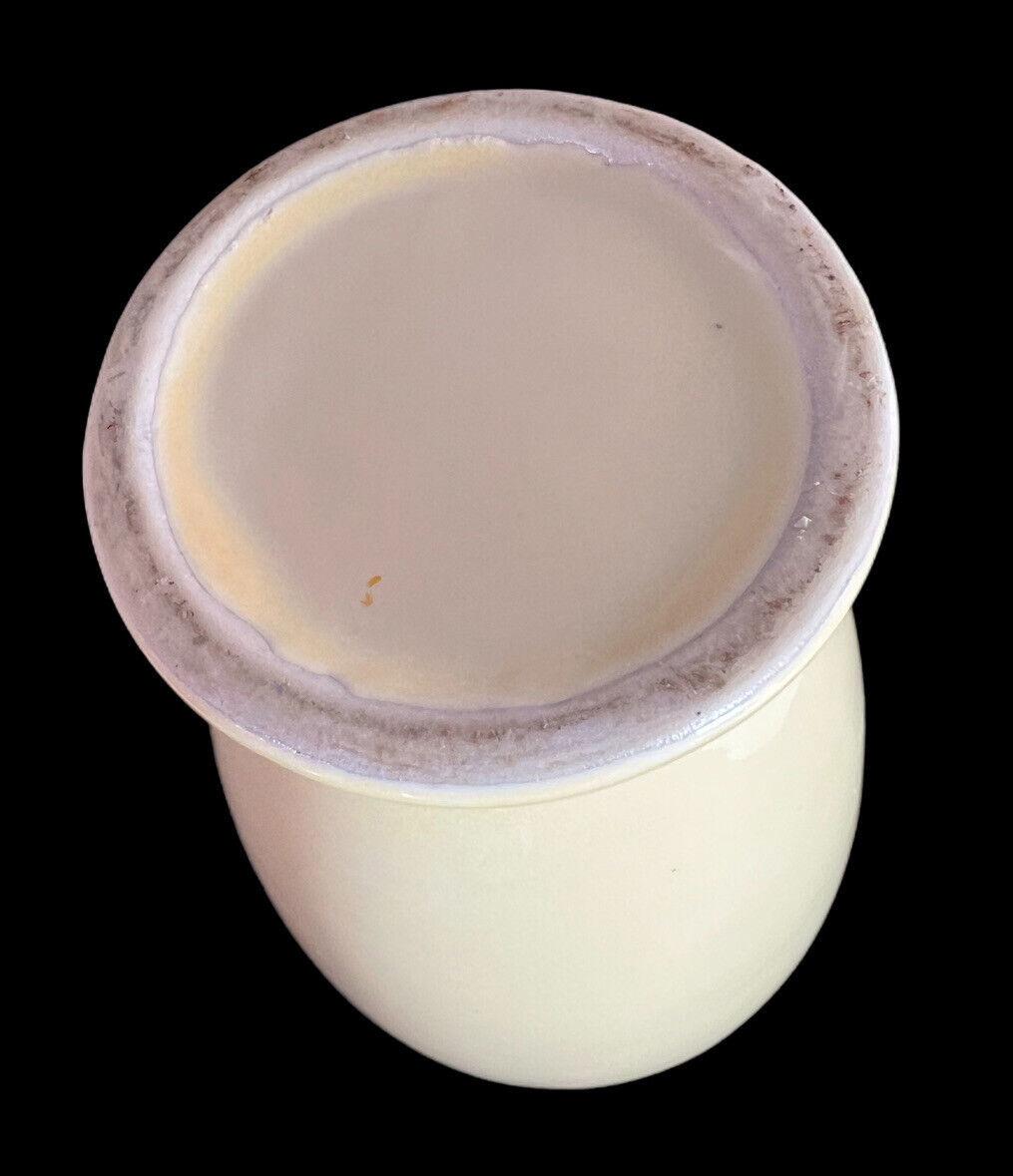 ヴィンテージ 1980年代 日本製 陶器花瓶 虹彩のキジ柄 花柄 ゴールド