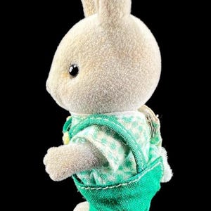 VTG Epoch Tomy Sylvanian Families Doll ROCKY BABBLEBROOK Grey Rabbit Family image 2