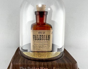 Vintage Pharmaceutical Drugstore Display Surbex-T Oil Of Valerian Halloween Prop