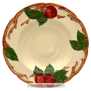 Vintage 1940S Usa Gladding Mcbean & Co Franciscan Ware Rim Soup Bowl 8.5&quot;