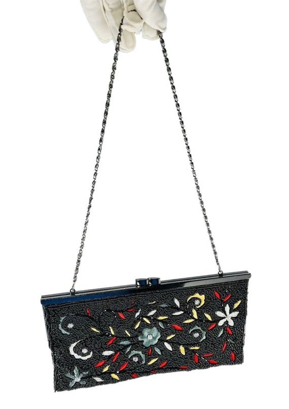 Jessica mcclintock beaded purse hotsell
