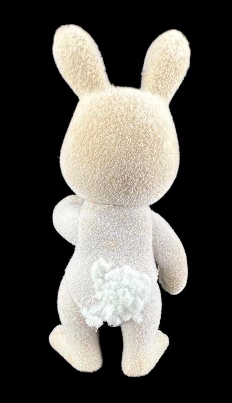 VTG Epoch Tomy Sylvanian Families Doll ROCKY BABBLEBROOK Grey Rabbit Family image 8