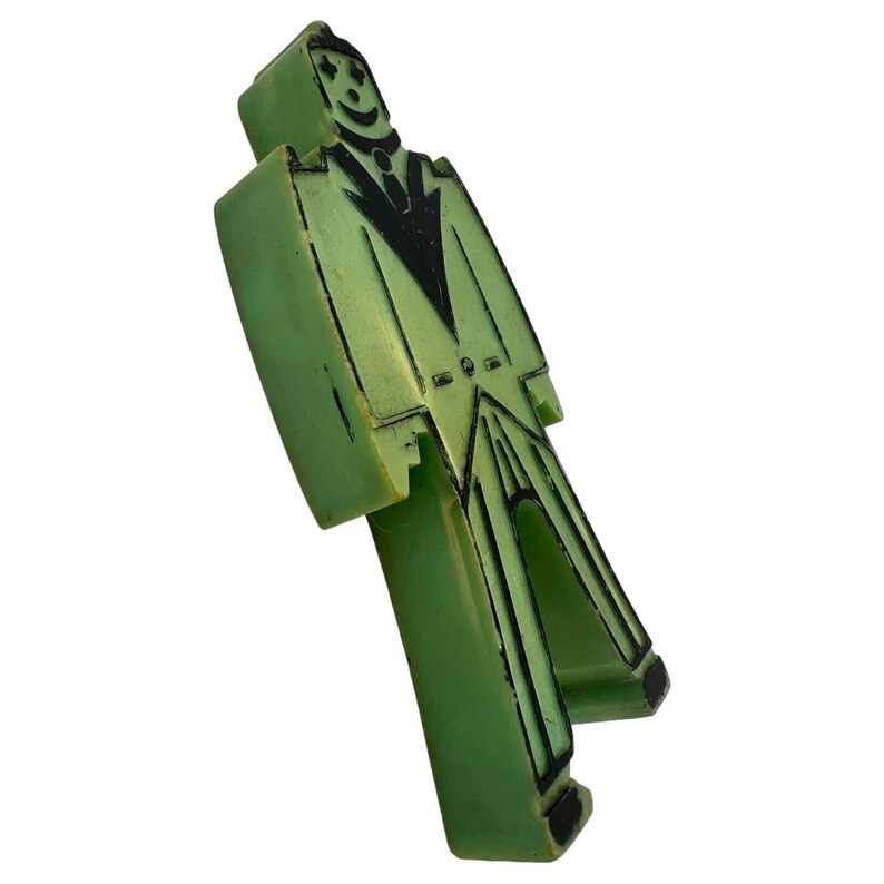 VTG 1960s Bill Ding Type Hard Plastic Balancing Men Clowns Toys 2pc ...