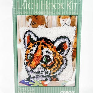 Natura Caron USA ラッチフックキット TIGER CUB P460 新品未開封箱入り