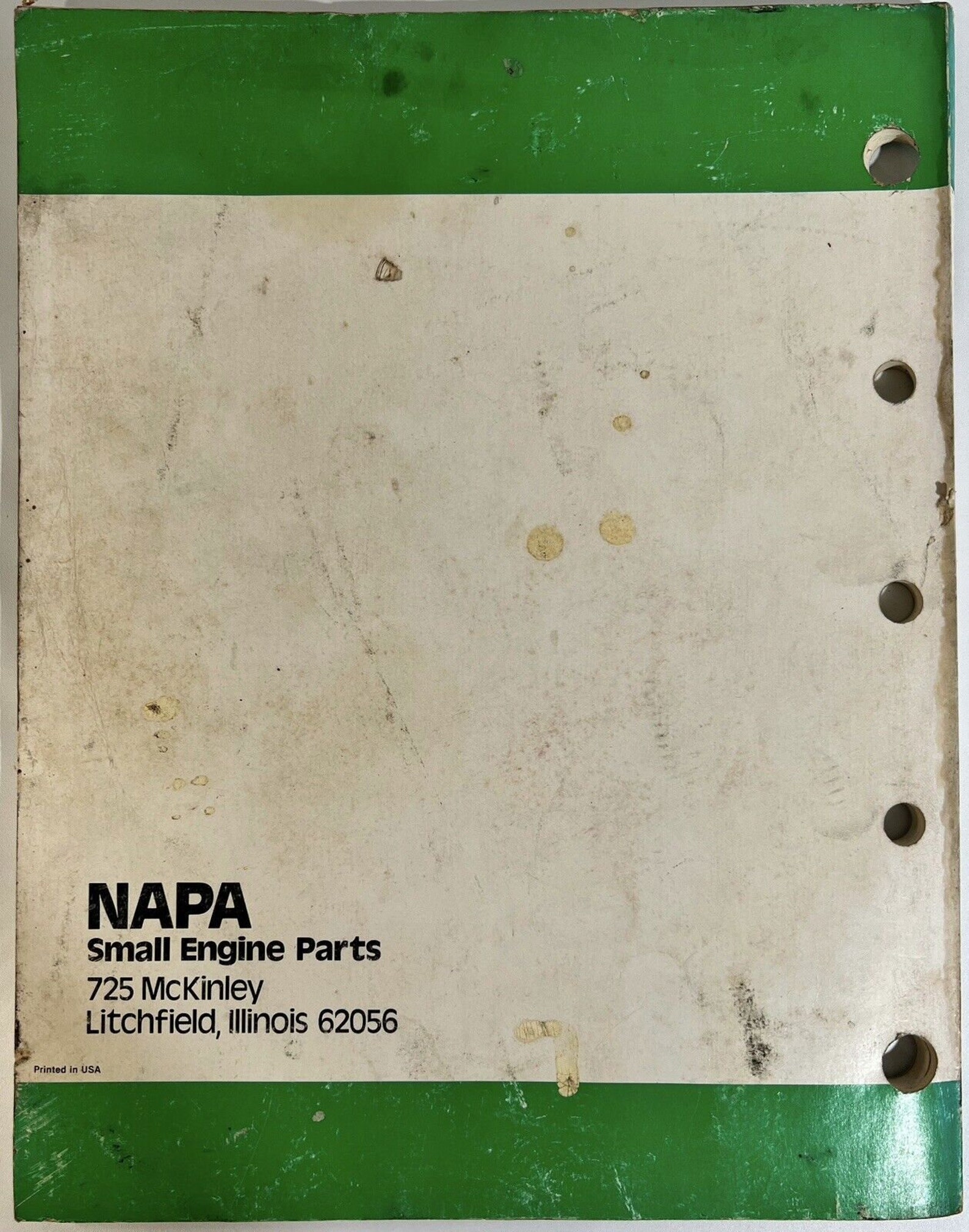 Vintage 1982 NAPA Small Engine Parts Master Catalog 4006 Etsy