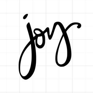 Joy SVG - Christmas Joy SVG - Joy
