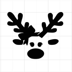Reindeer SVG - Christmas Reindeer SVG - Girl Reindeer SVG - Girl Reindeer - Reindeer