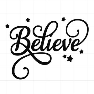 Believe SVG - Christmas Believe SVG - Believe Christmas