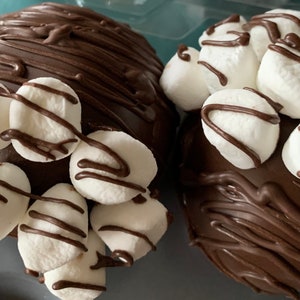 Marshmallow Hot Chocolate Bombs - Marshmallow Lovers Hot Chocolate Bombs - Cocoa Bombs - Marshmallows