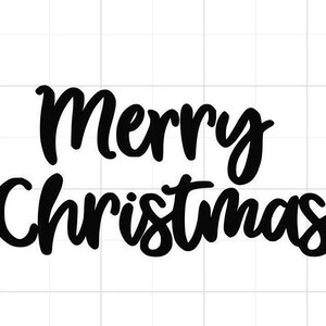 Merry Christmas SVG - Hand Lettered Merry Christmas SVG - Merry Christmas