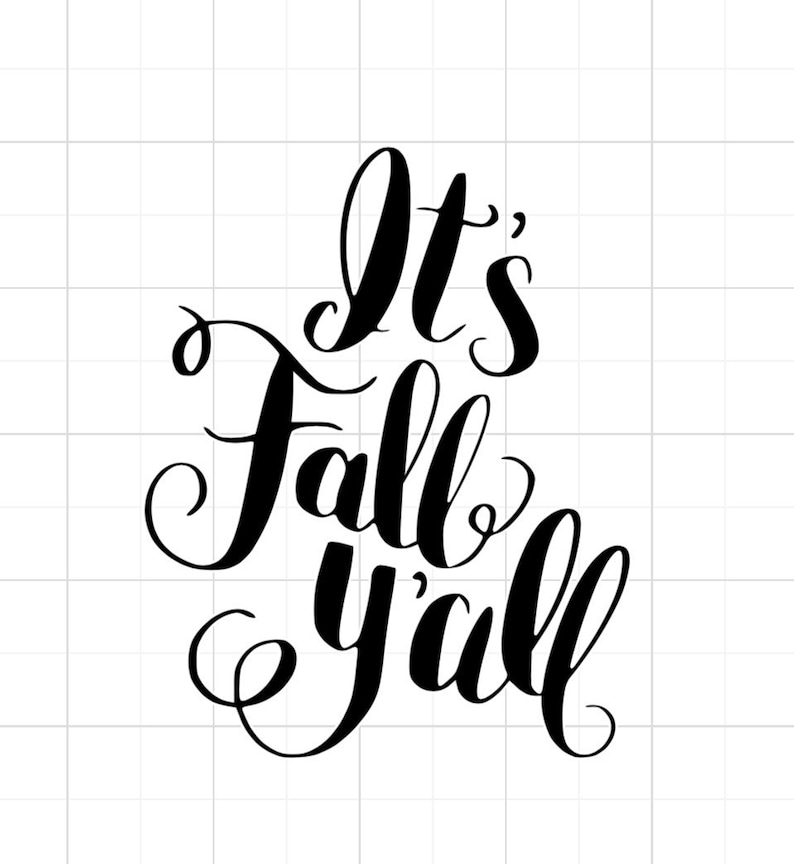 It's Fall Y'all SVG Fall Yall SVG Fall SVG - Etsy