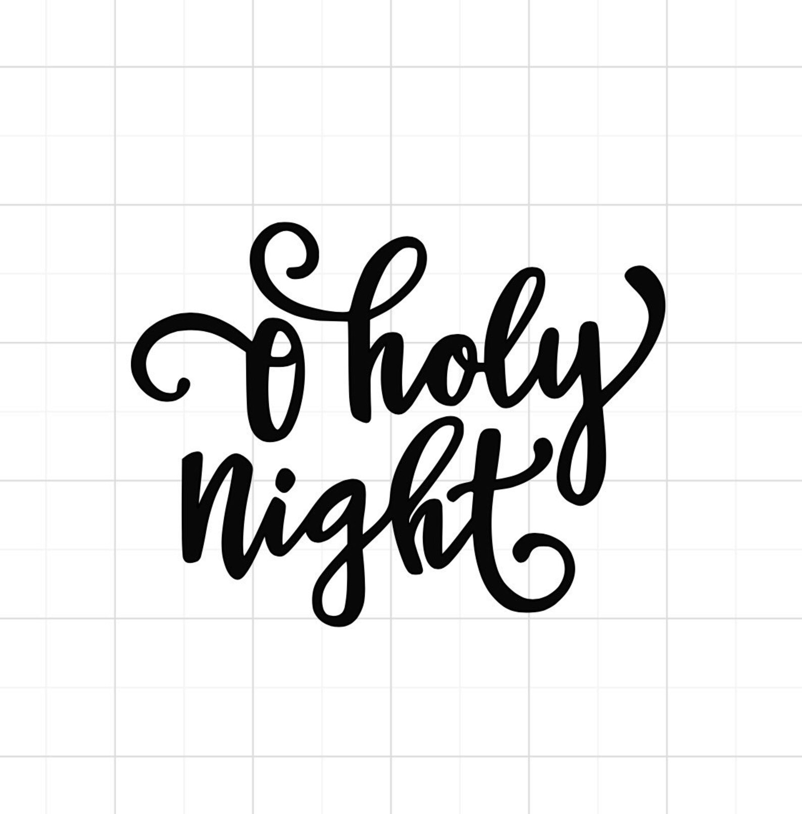 O Holy Night SVG Christmas O Holy Night SVG O Holy Night Etsy