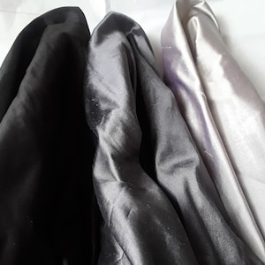 Silk dupion pocket square silver grey black wedding pocket square handkerchief groom groomsmen best man