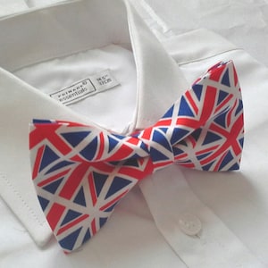 British flag union jack bowtie patriotic national bow tie
