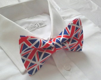 British flag union jack bowtie patriotic national bow tie