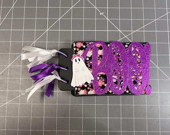 Boo 3 ring Halloween themed Scrapbook Photo Album