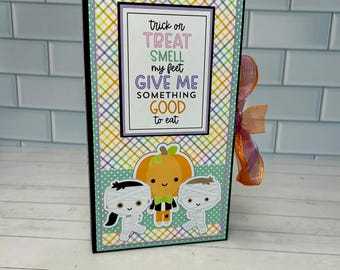 Trick or Treat Smell my Feet Scrapbook Photo Album