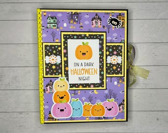 On a Dark Halloween Night Scrapbook Photo Album