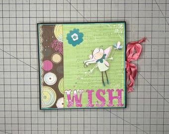 Fairy Wish Themed Scrapbook Photo Album